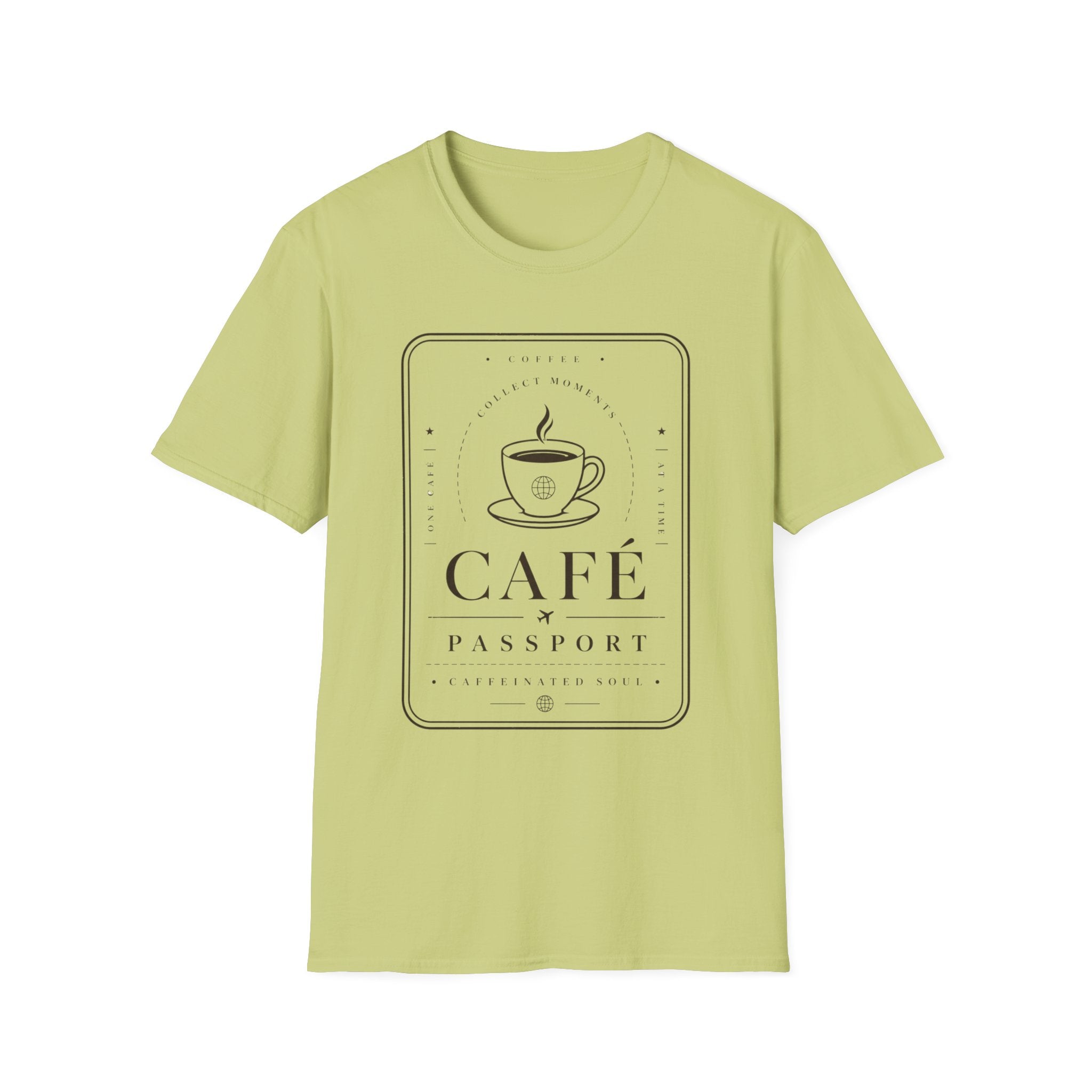 Café Passport T-Shirt — Coffee Travel Tee
