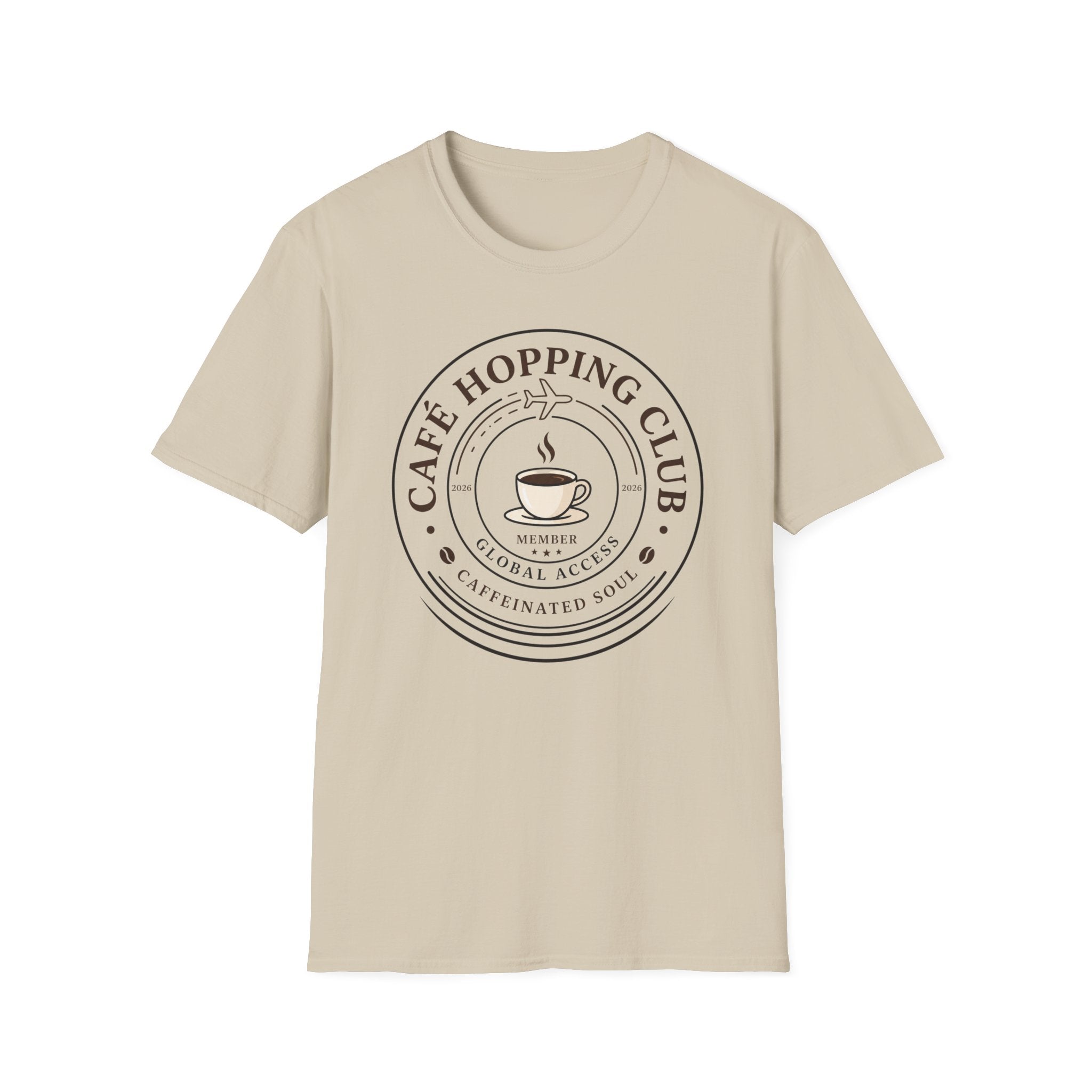 Café Hopping Club T-Shirt | Coffee Club Tee