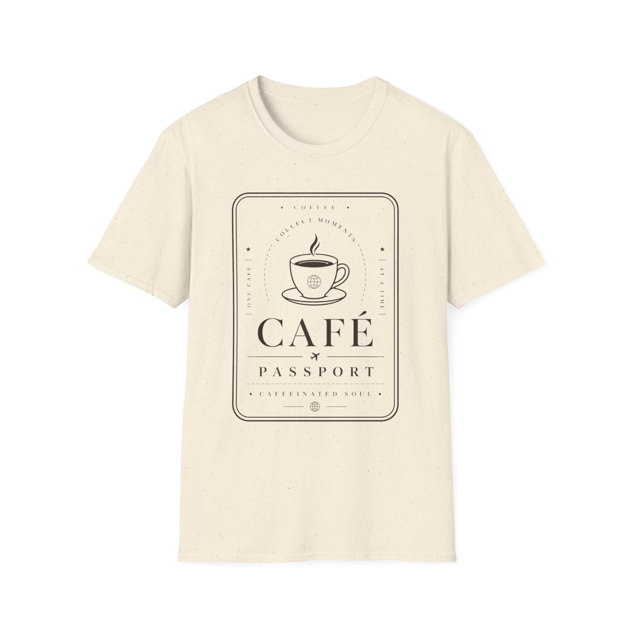 Café Passport T-Shirt — Coffee Travel Tee