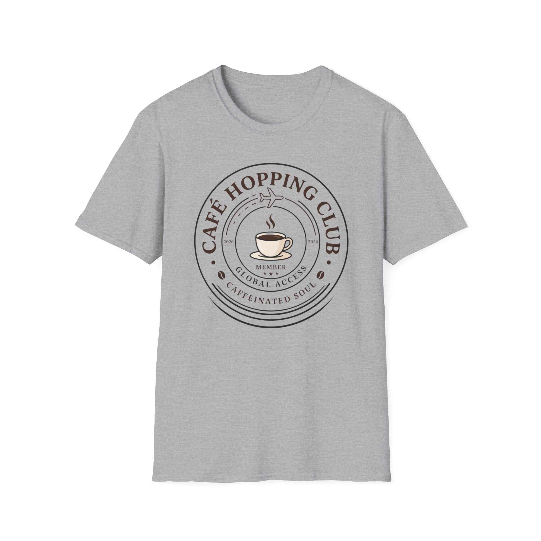 Café Hopping Club T-Shirt | Coffee Club Tee