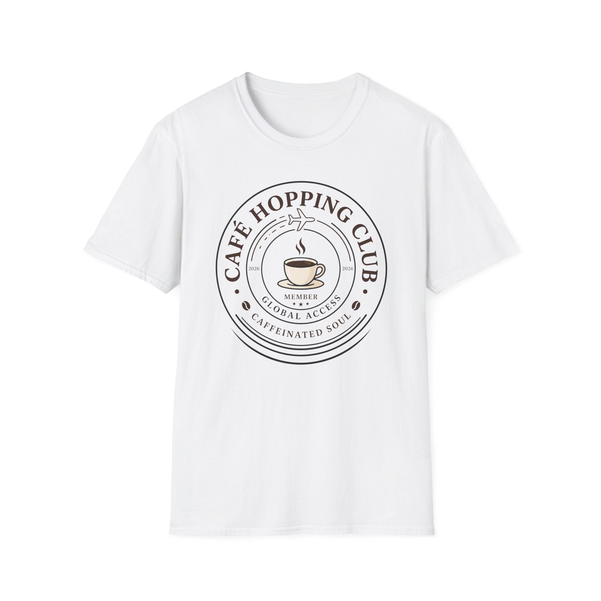 Café Hopping Club T-Shirt | Coffee Club Tee