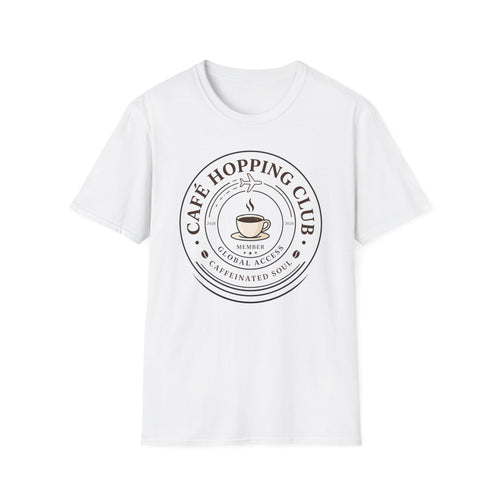 Café Hopping Club T-Shirt | Coffee Club Tee