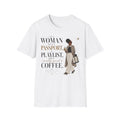 Passport, Playlist & Coffee T-Shirt (Vibes Edition) — Travel Club Tee