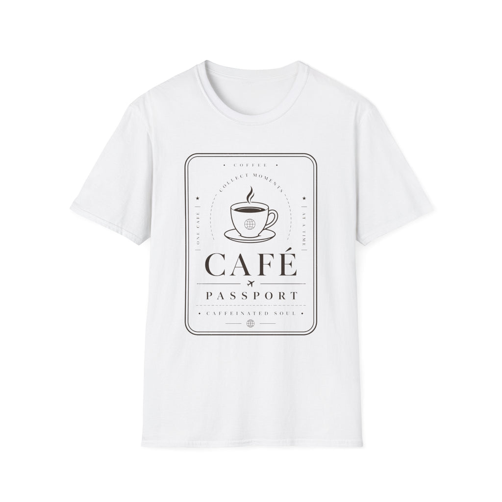 Café Passport T-Shirt — Coffee Travel Tee