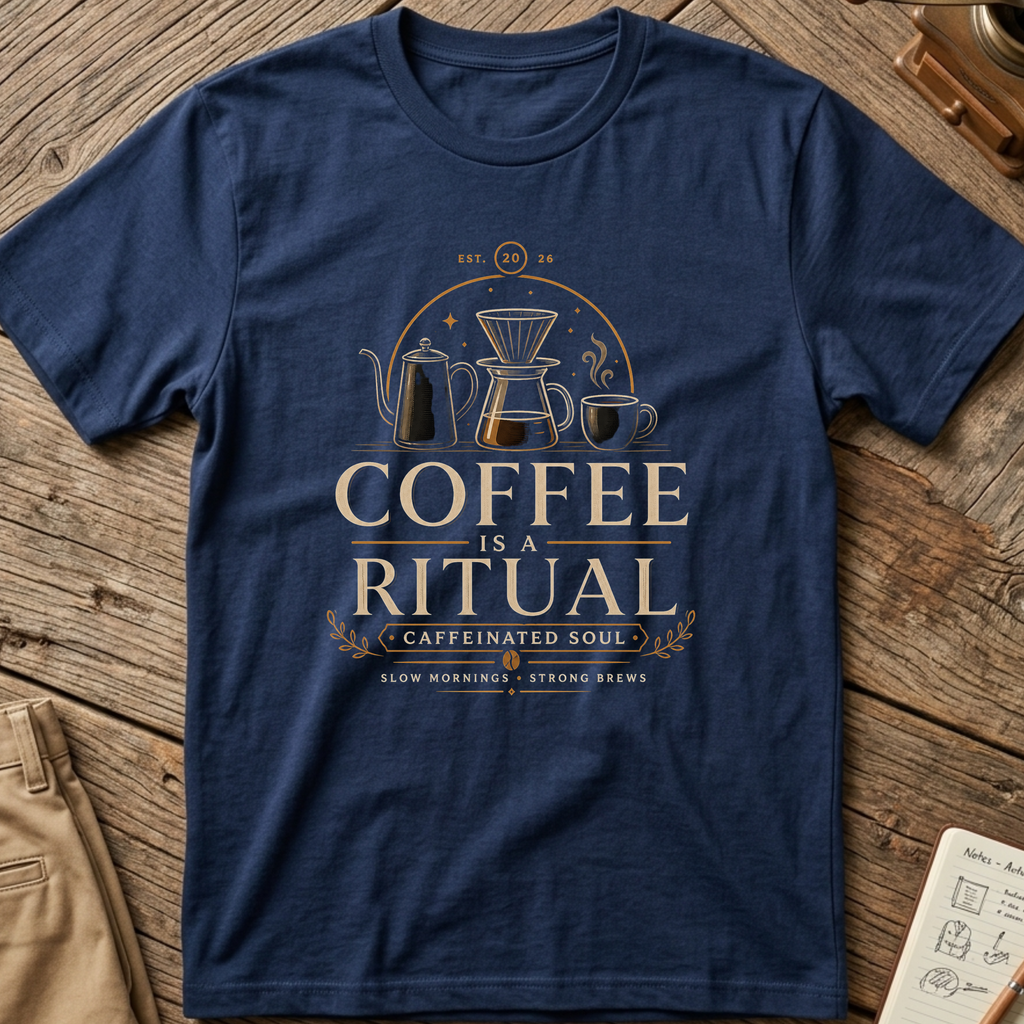 Coffee is a Ritual T-Shirt | Coffee Culture Tee